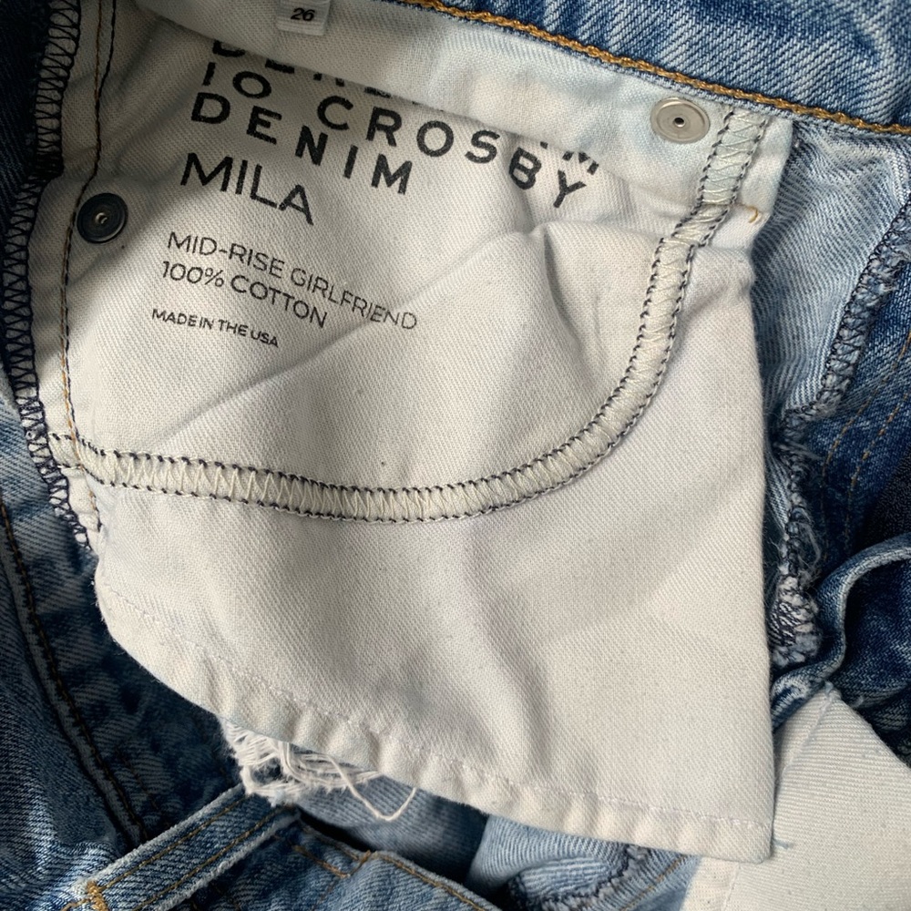 Derek Lam mid-rise girlfriend jeans